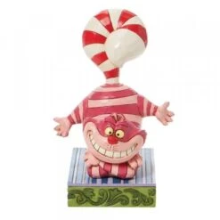 Disney - Cheshire Cat Candy Cane Cheer Figurine